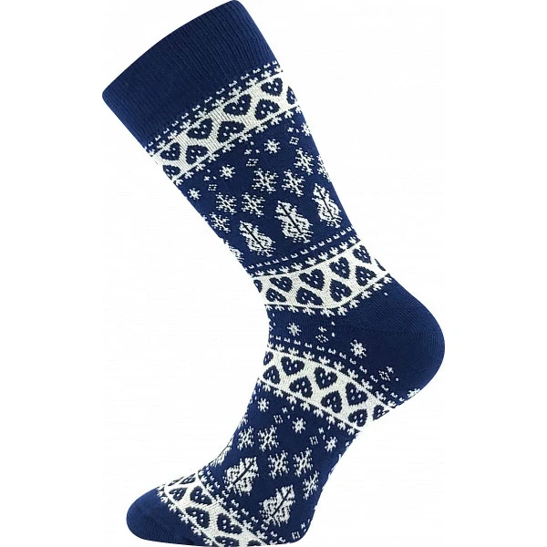 ZIMONA teplé vianočné ponožky s nórskym vzorom VoXX