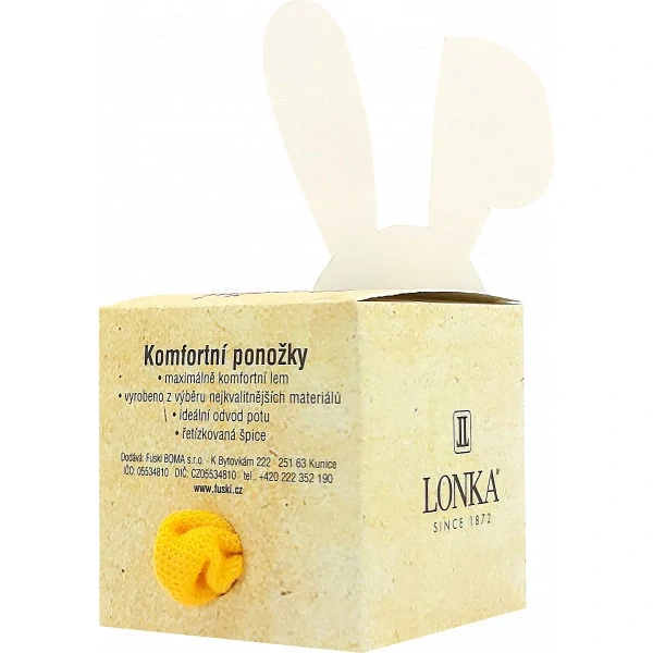 DEASTER darčekové veselé ponožky Lonka - ZAJÍC