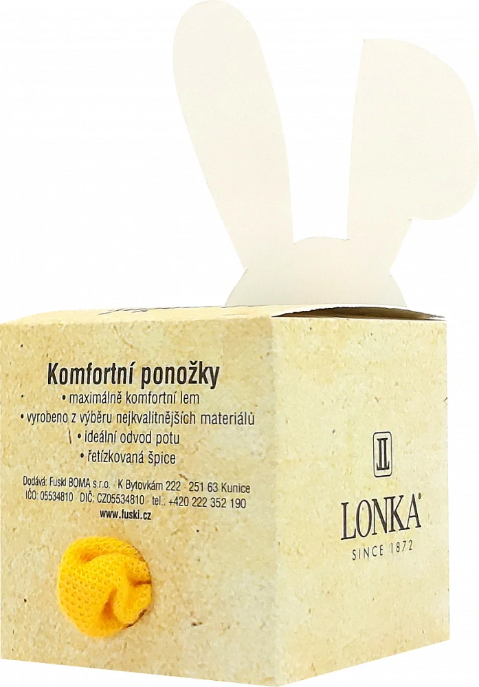 DEASTER darčekové veselé ponožky Lonka - PRUHOVANÉ KUŘE