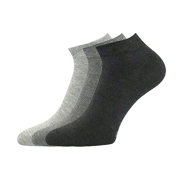 EKOS nízke jednofarebné bambusové ponožky Boma