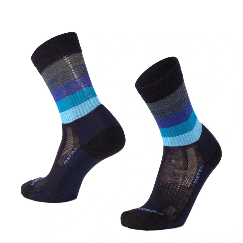 TATRAN STRIPE vysoké pruhované merino ponožky Moose