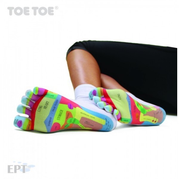 Reflexology komfortné prstové ponožky ToeToe