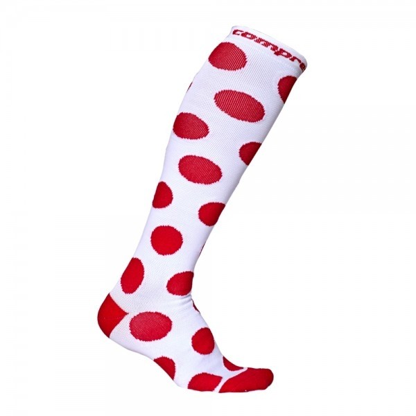 X-POOL DUO bodkované kompresné podkolienky COMPRESSOX