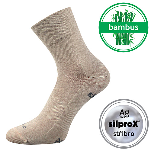 BAERON športové bambusové jednofarebné ponožky VoXX
