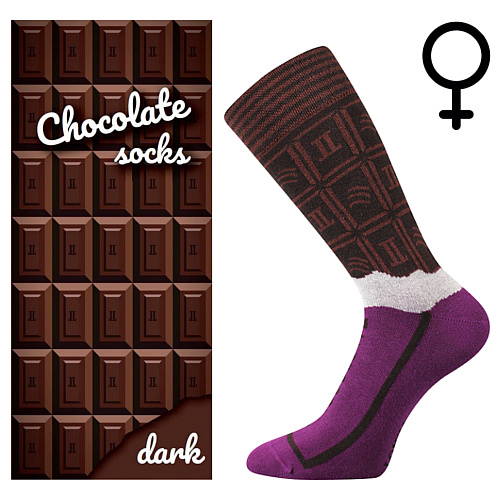 CHOCOLATE sladké veselé ponožky Lonka