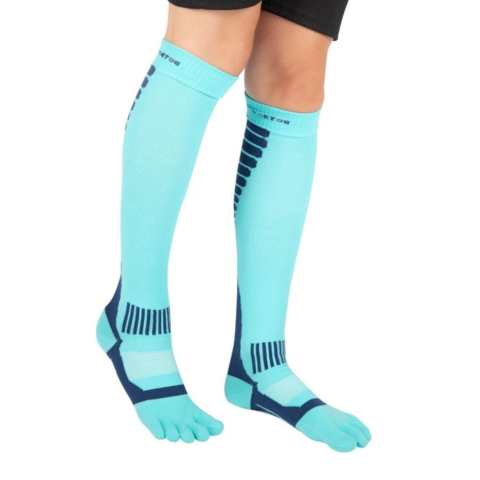Compression Knee-High prstové kompresný podkolienky ToeToe