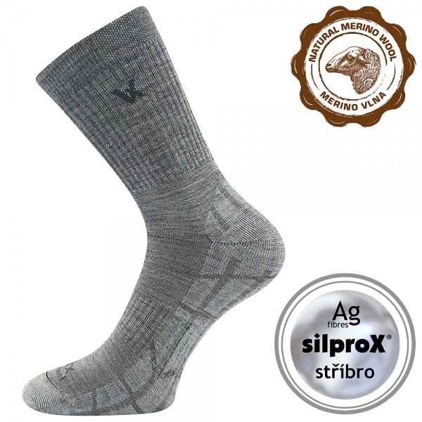 TWARIX športové merino ponožky s masážnym chodidlom VoXX