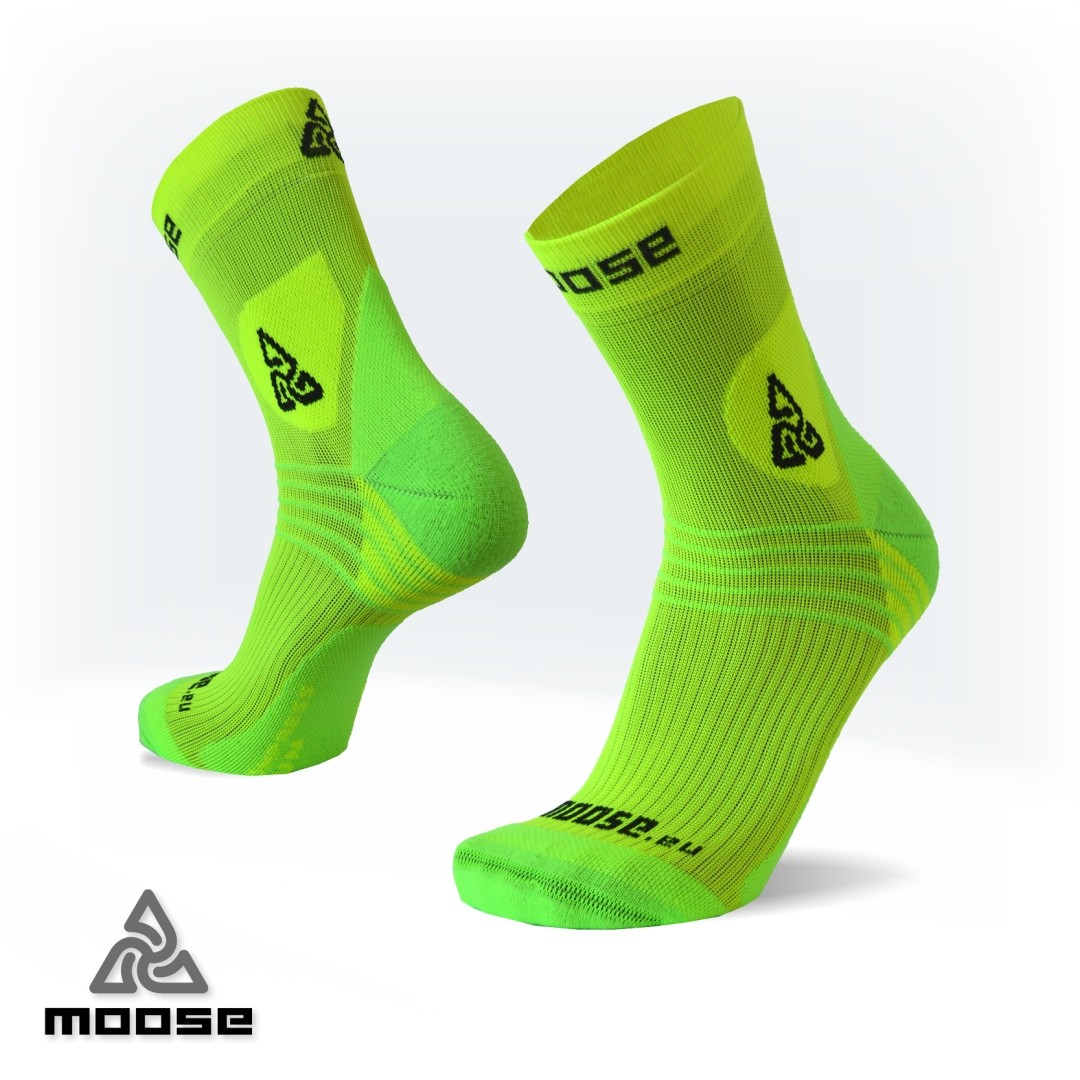 COMPRESS RUN bežecké kompresné ponožky Moose