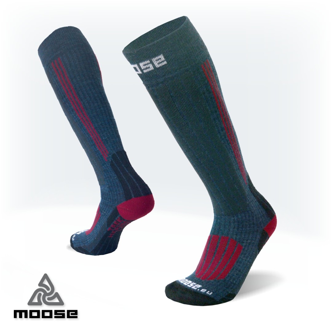 TREK LONG turistické merino podkolienky Moose