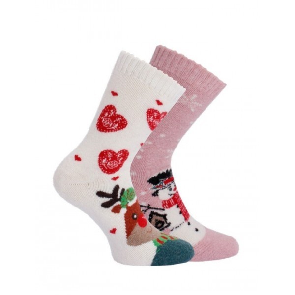 Dámske vlnené vianočné ponožky Trendy socks