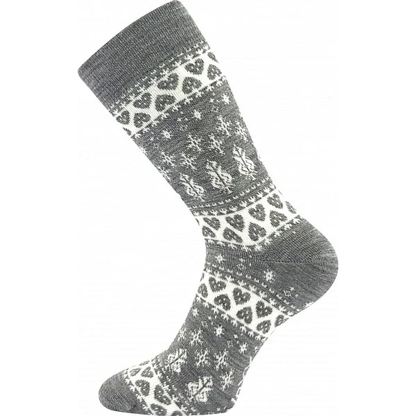 ZIMONA teplé vianočné ponožky s nórskym vzorom VoXX