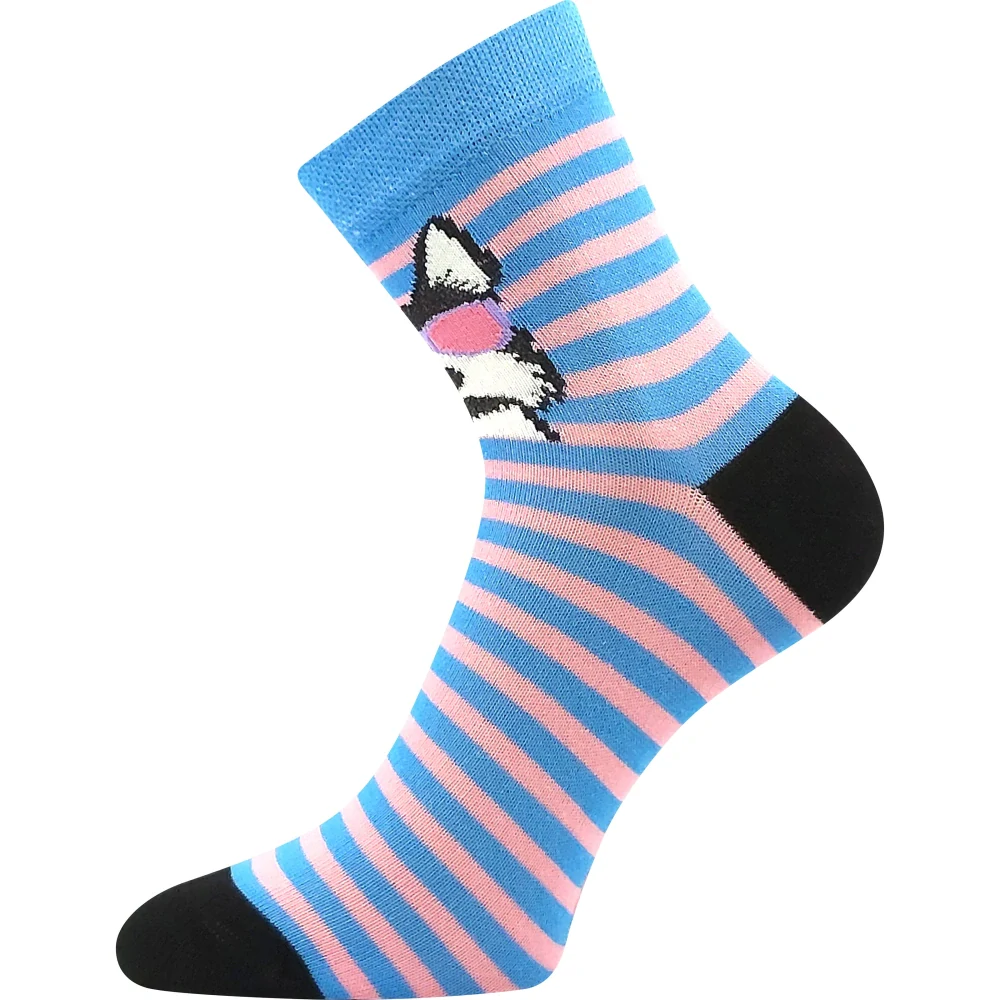 LEYKA dámske veselé ponožky Boma - PEJSCI