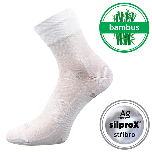 BAERON športové bambusové jednofarebné ponožky VoXX