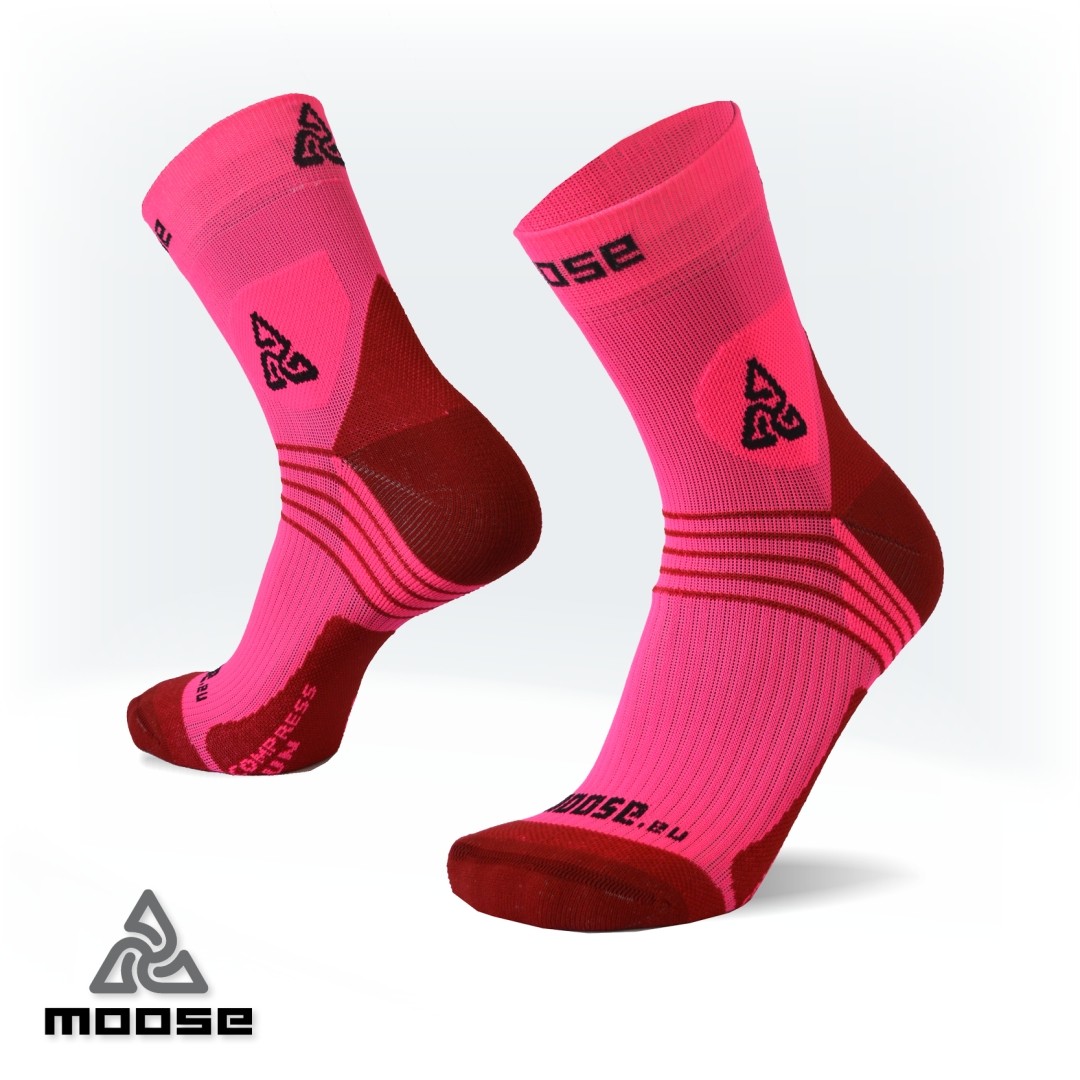 COMPRESS RUN bežecké kompresné ponožky Moose