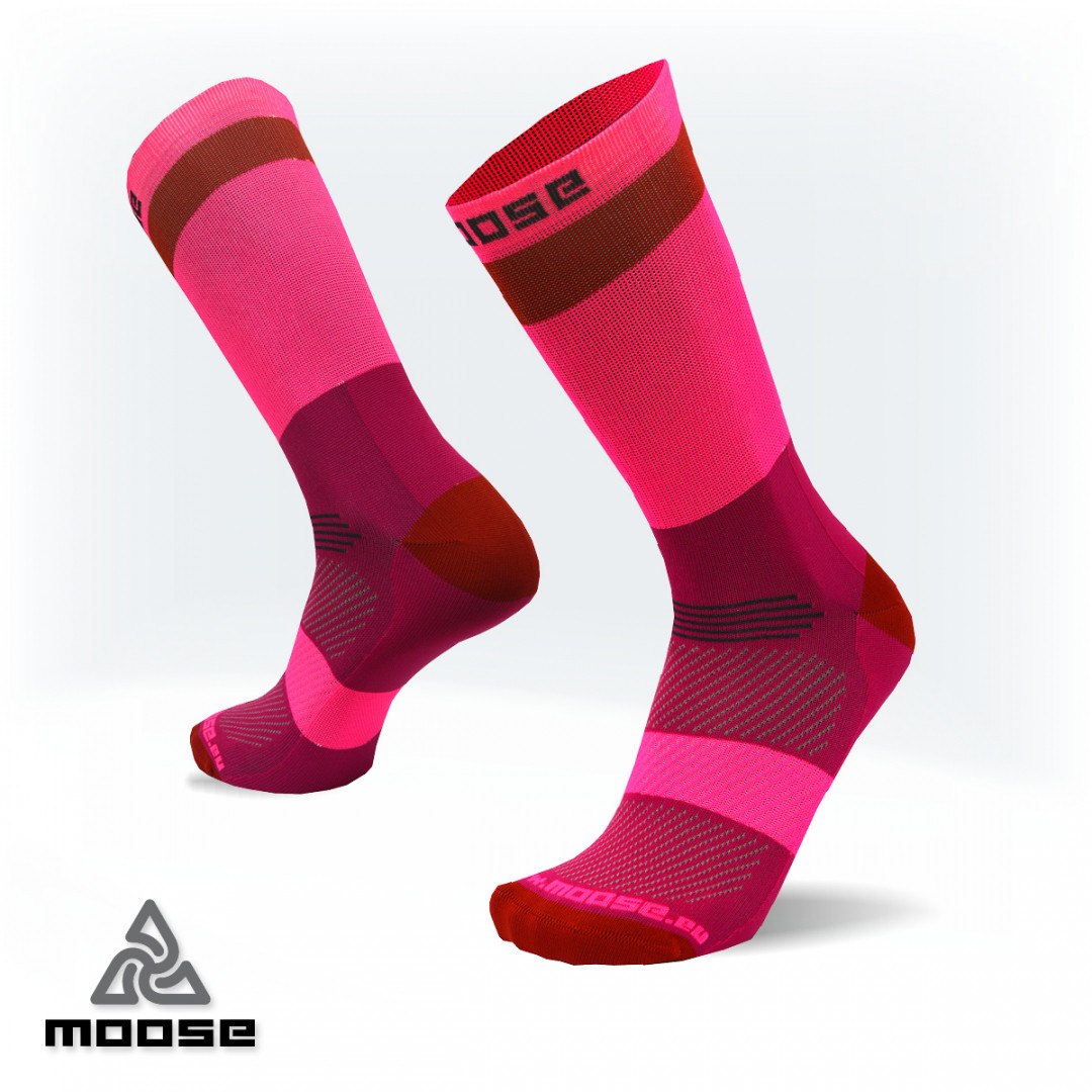RACE POLY športové cyklo ponožky Moose