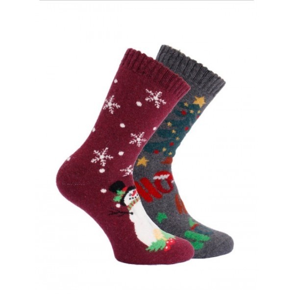 Dámske vlnené vianočné ponožky Trendy socks