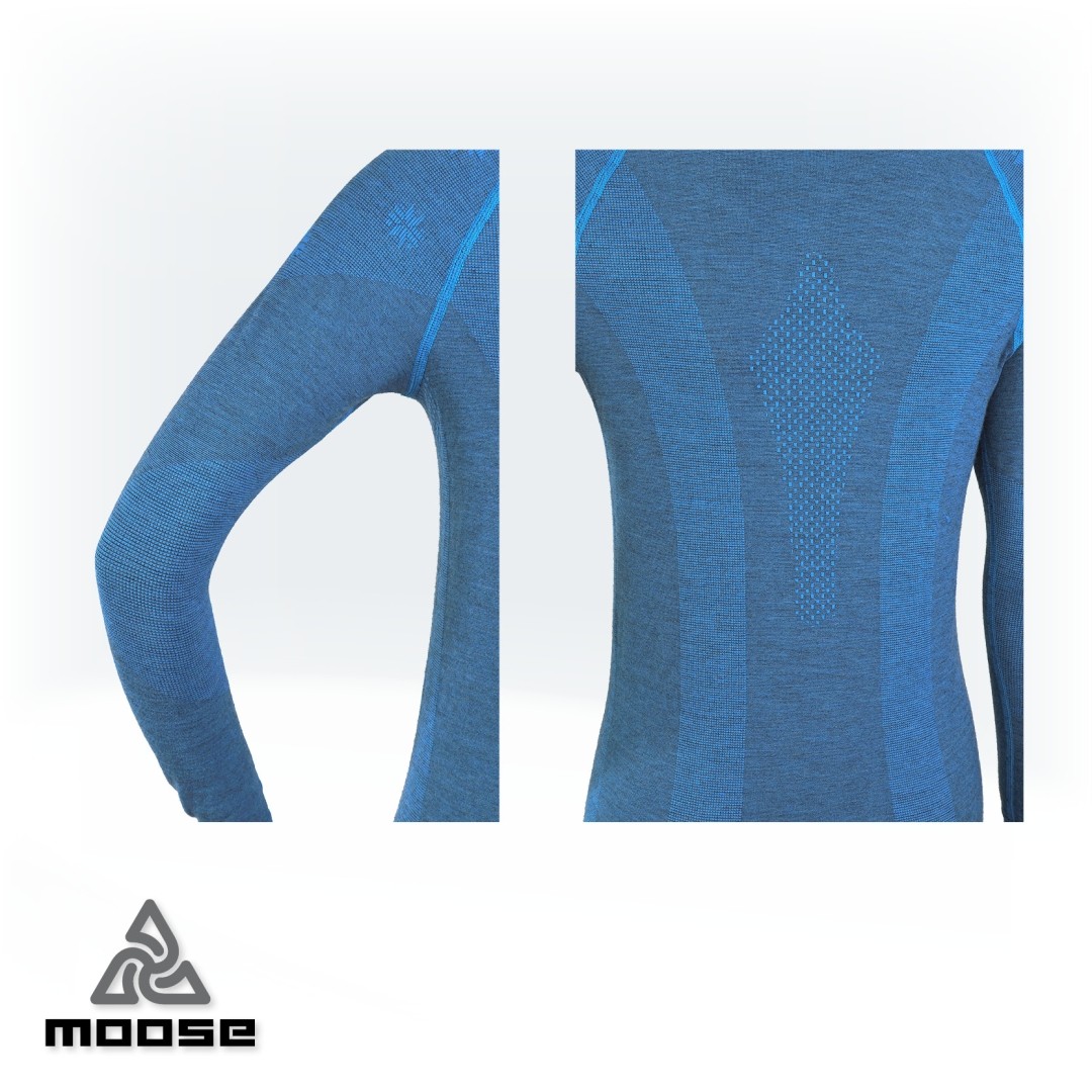 BASE MERINO TEE WOMEN teplá športová termobielizeň Moose