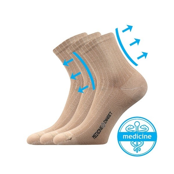 DEMEDIK klasické retiazkované ponožky Lonka