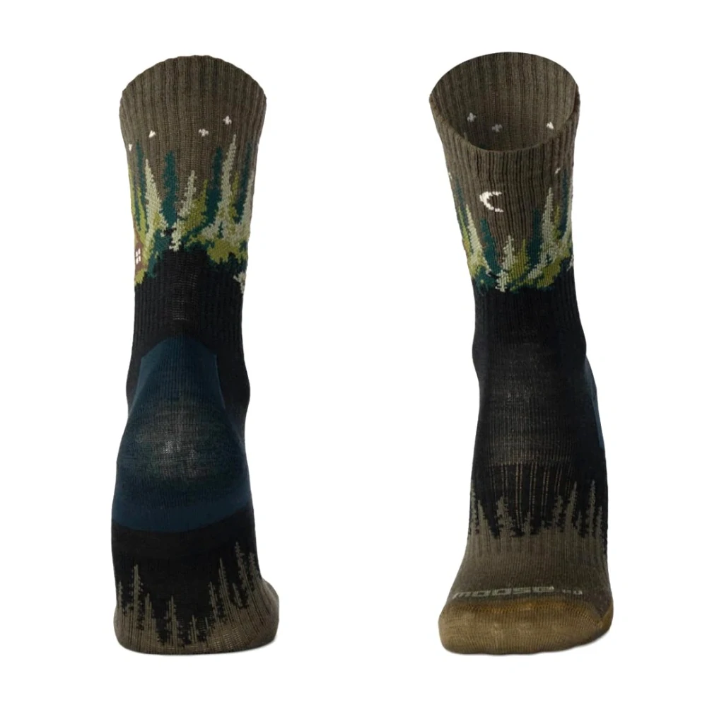 BESKYD GROVE veselé merino ponožky Moose