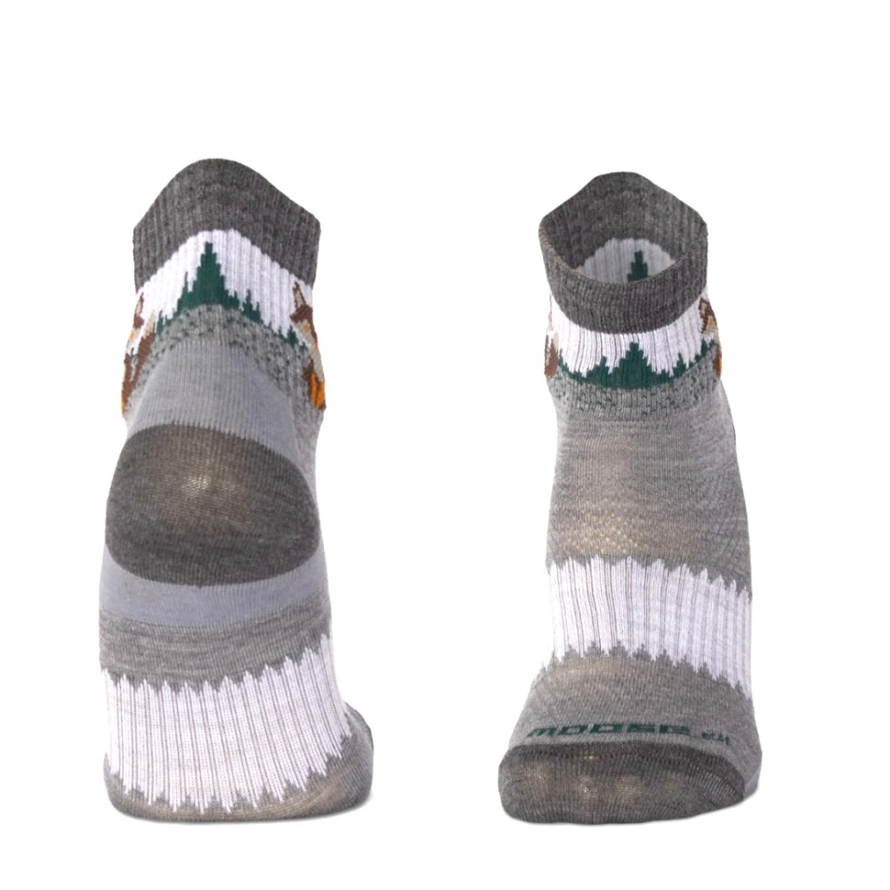 ORLIK FOX členkové merino ponožky s líškou Moose