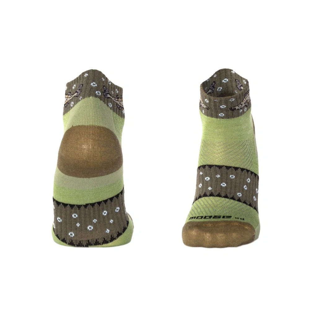 LUZY ZANDER nízke merino ponožky Moose