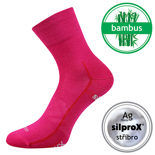 BAERON športové bambusové jednofarebné ponožky VoXX