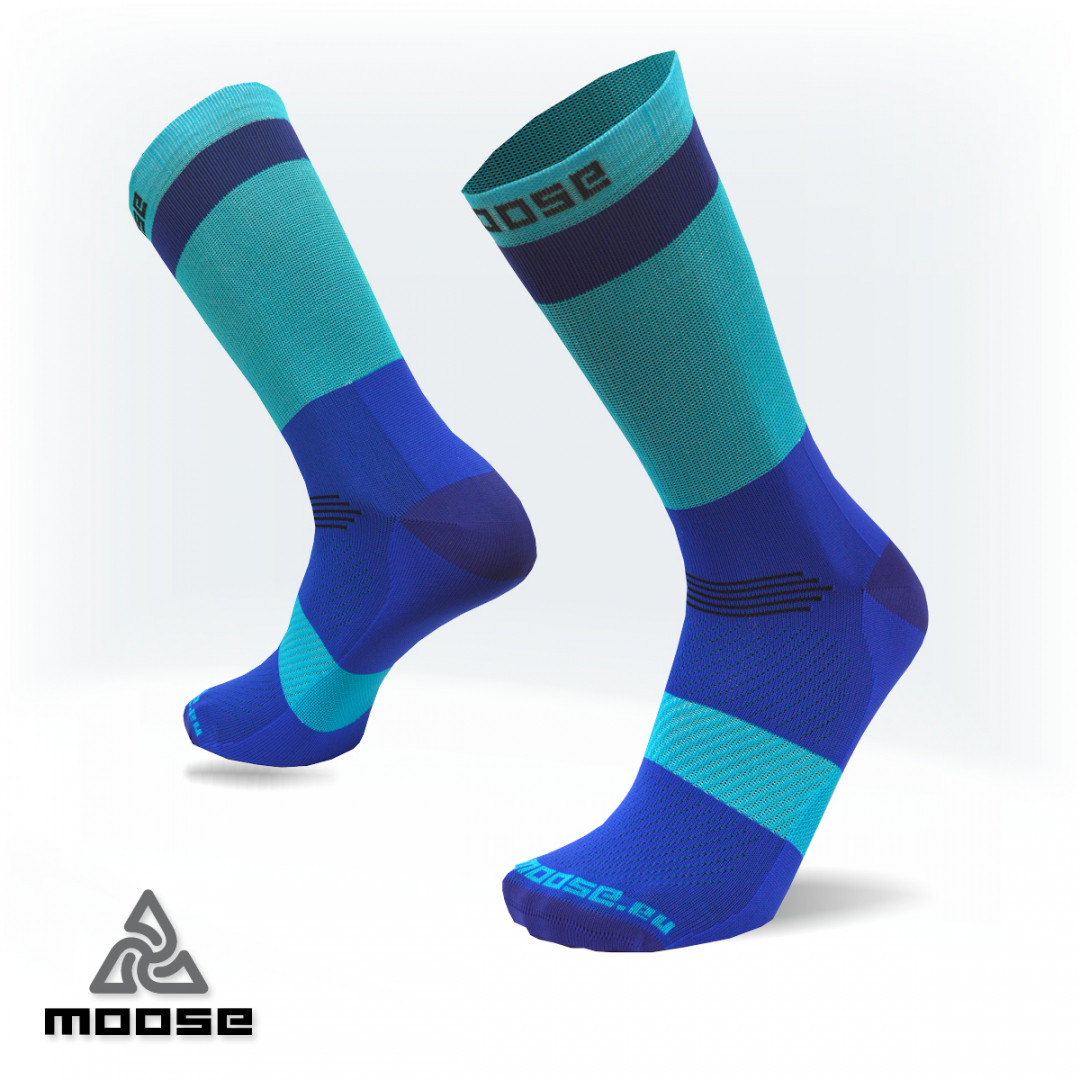 RACE POLY športové cyklo ponožky Moose