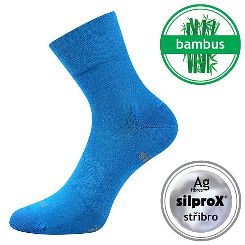 BAERON športové bambusové jednofarebné ponožky VoXX