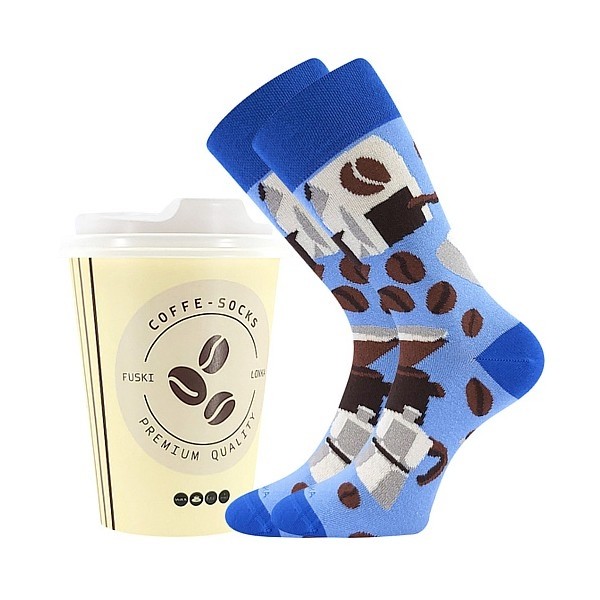 COFFEE SOCKS farebné veselé ponožky Lonka