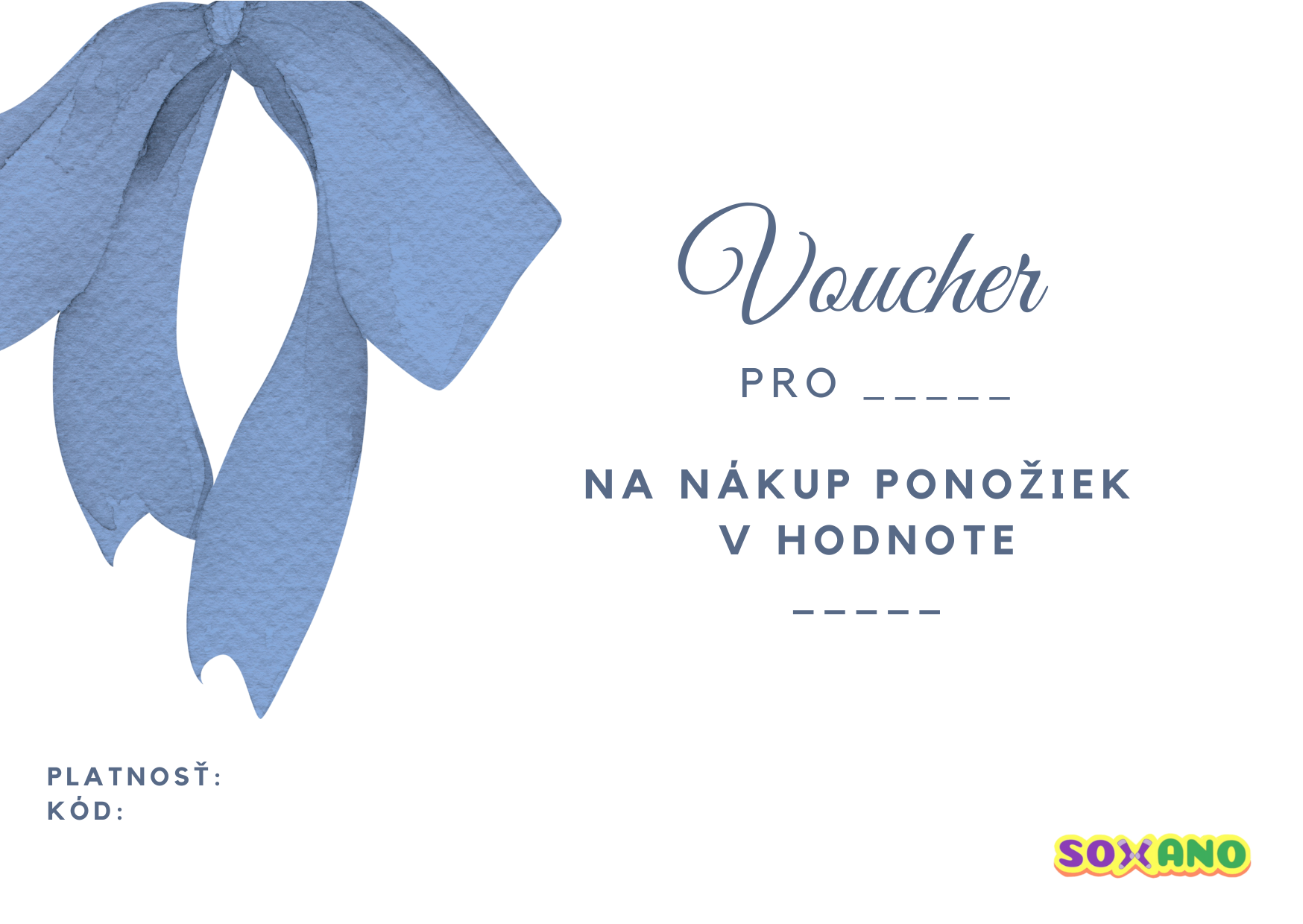 Darčekový poukaz na nákup