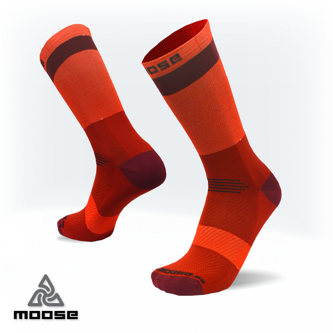 RACE POLY športové cyklo ponožky Moose