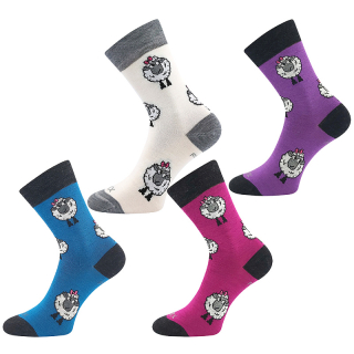 VLNENKA teplé veselé merino ponožky VoXX