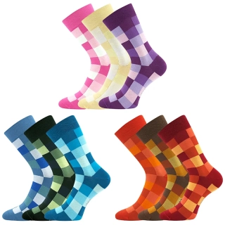 DEKOSTKAN farebné spoločenské ponožky Lonka